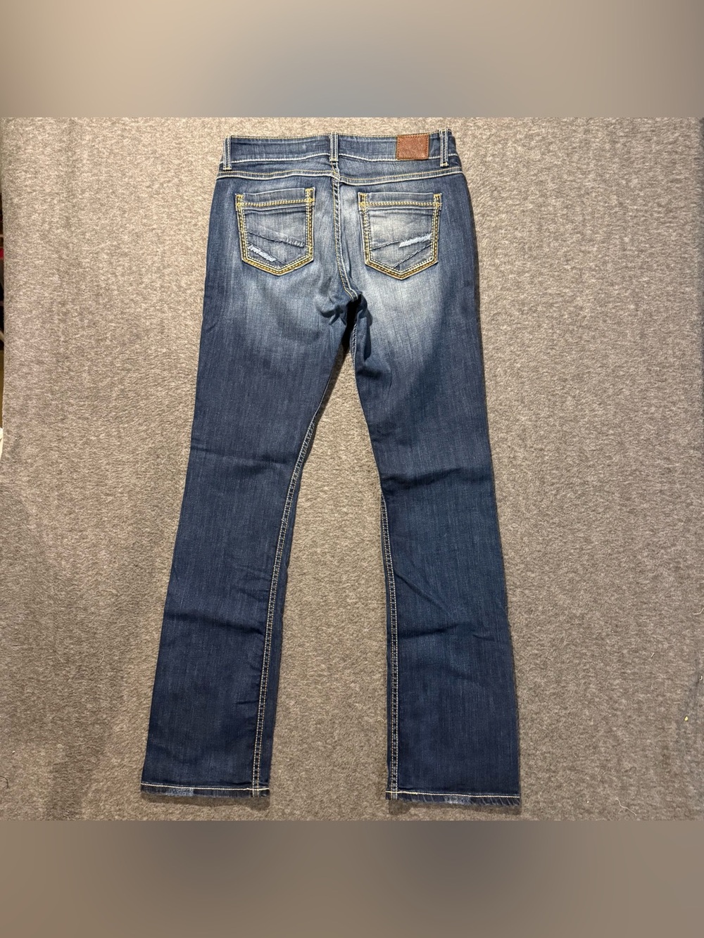 BKE Culture Boot Womens 30x35.5 Tall (fit 31x35) Blue Stretch Western Cowgirl